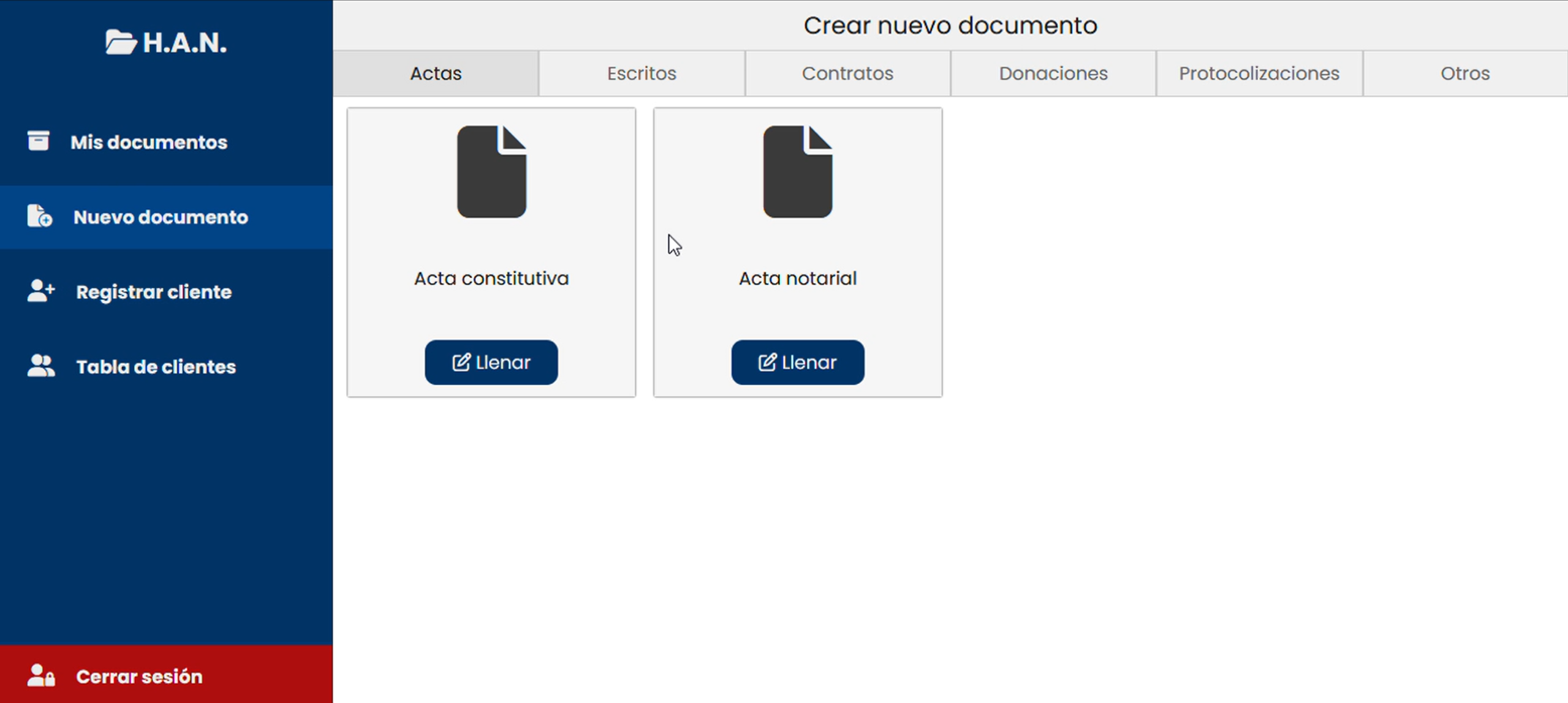 Imagen del Proyecto 4: Gestor de documentos legales